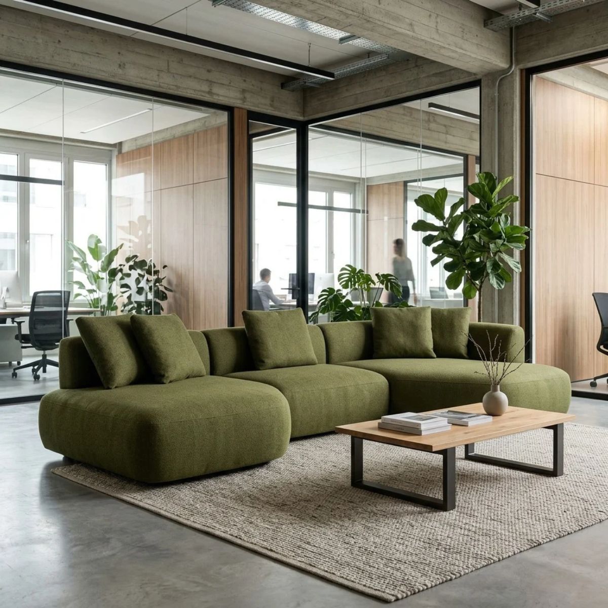 Sofás de diseño modernos para zonas de descanso en oficinas y empresas